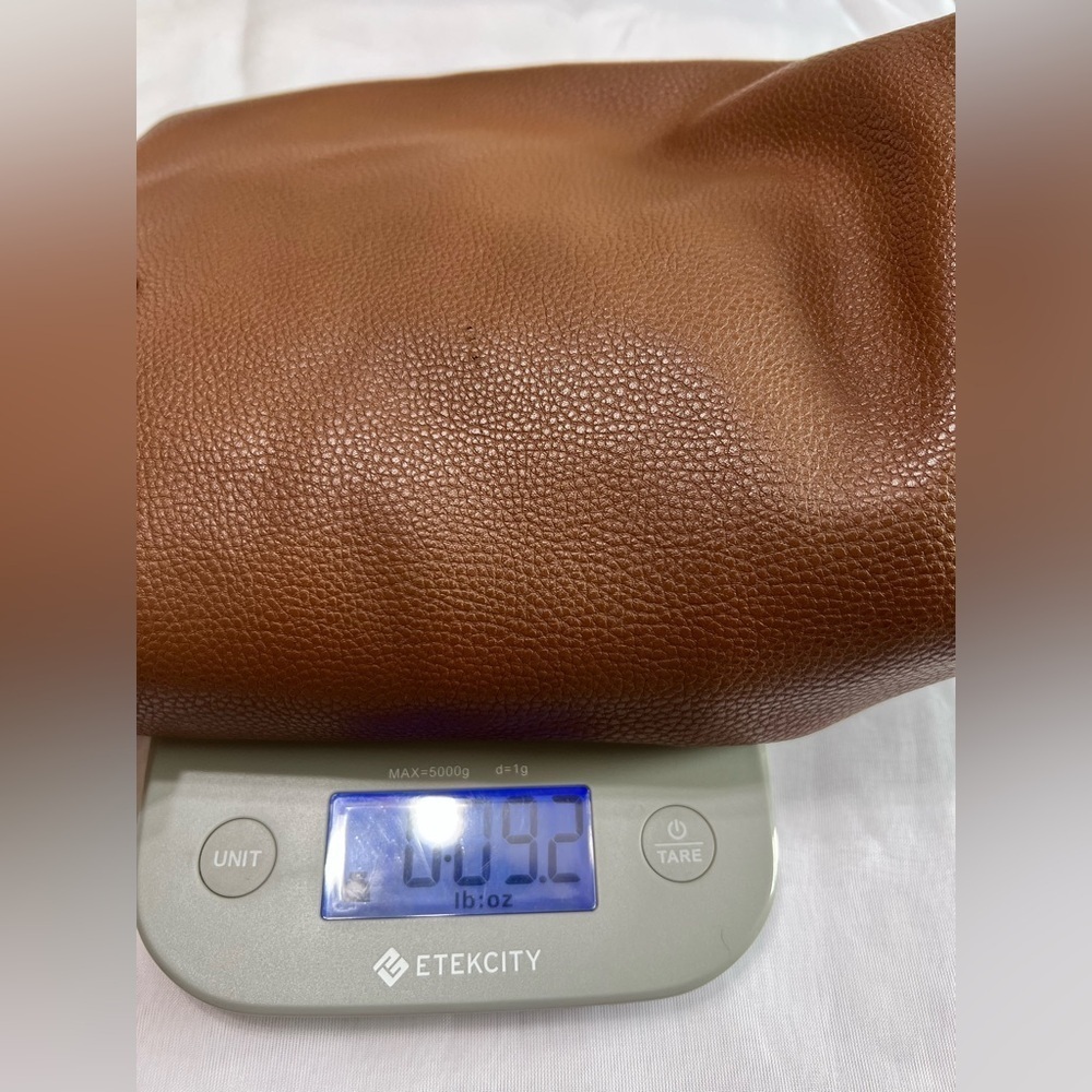 BCBG Paris Pebbled Faux Leather Tote - Brown - Picture 9 of 9